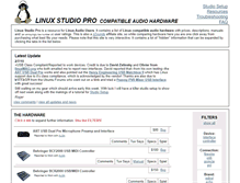 Tablet Screenshot of linuxstudiopro.com